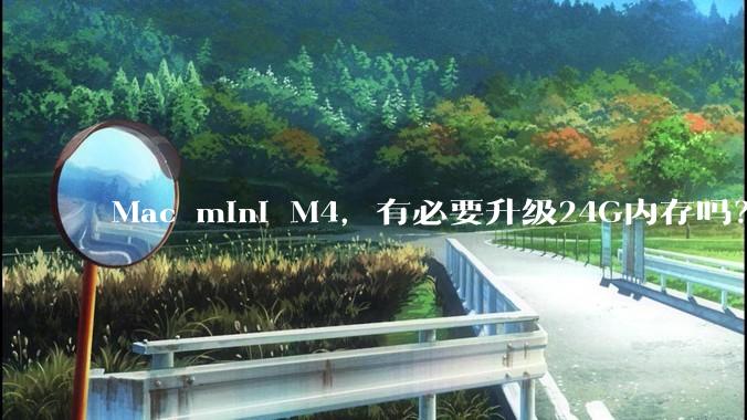 Mac mini M4，有必要升级24G内存吗？