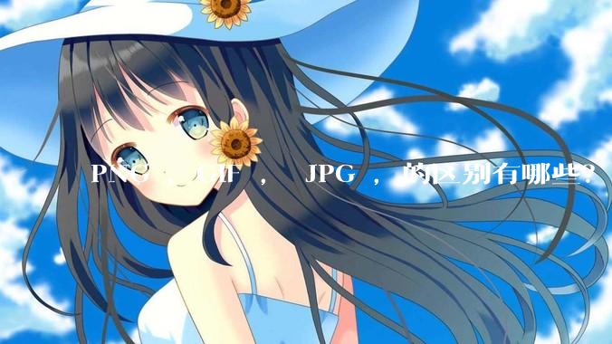 PNG ，GIF ， JPG ，的区别有哪些？